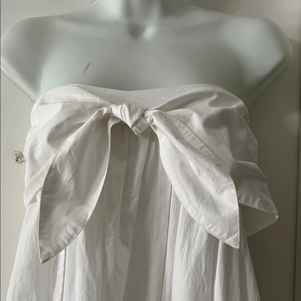 Anthropologie White Midi Dress - Picture 3 of 10